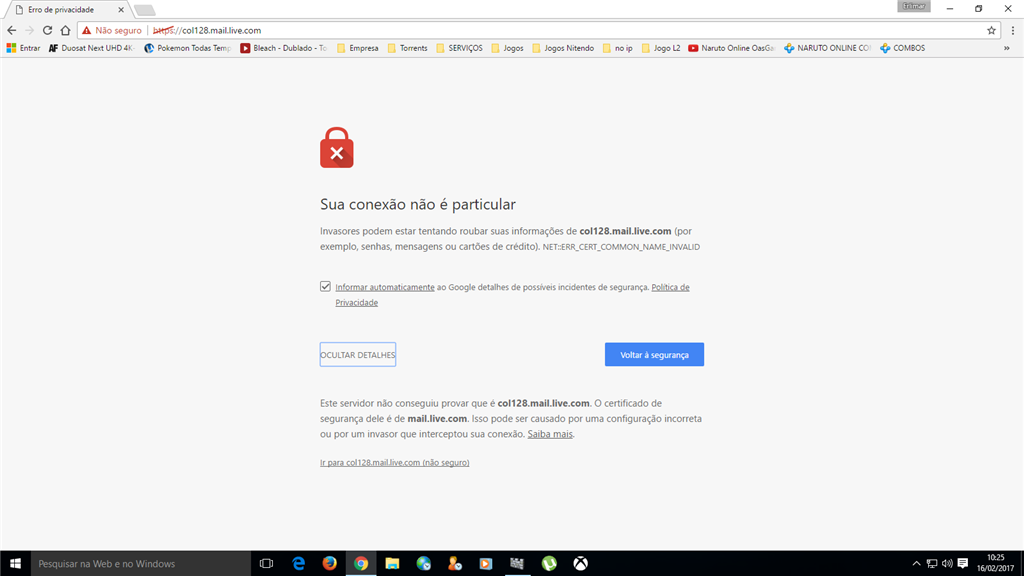 Sua conexão não é particular': como resolver erro no Google Chrome