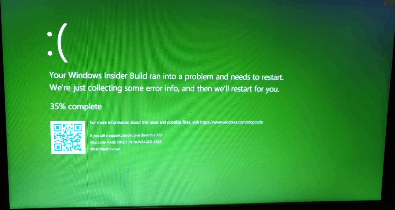 PC Restarts With A Fault In Non Paged Area Error In Win11 Insider Then ...