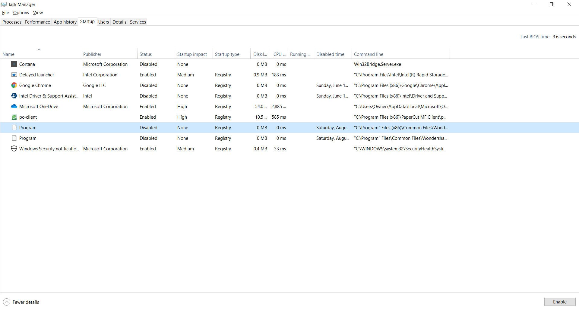 Program In My Startup Microsoft Community