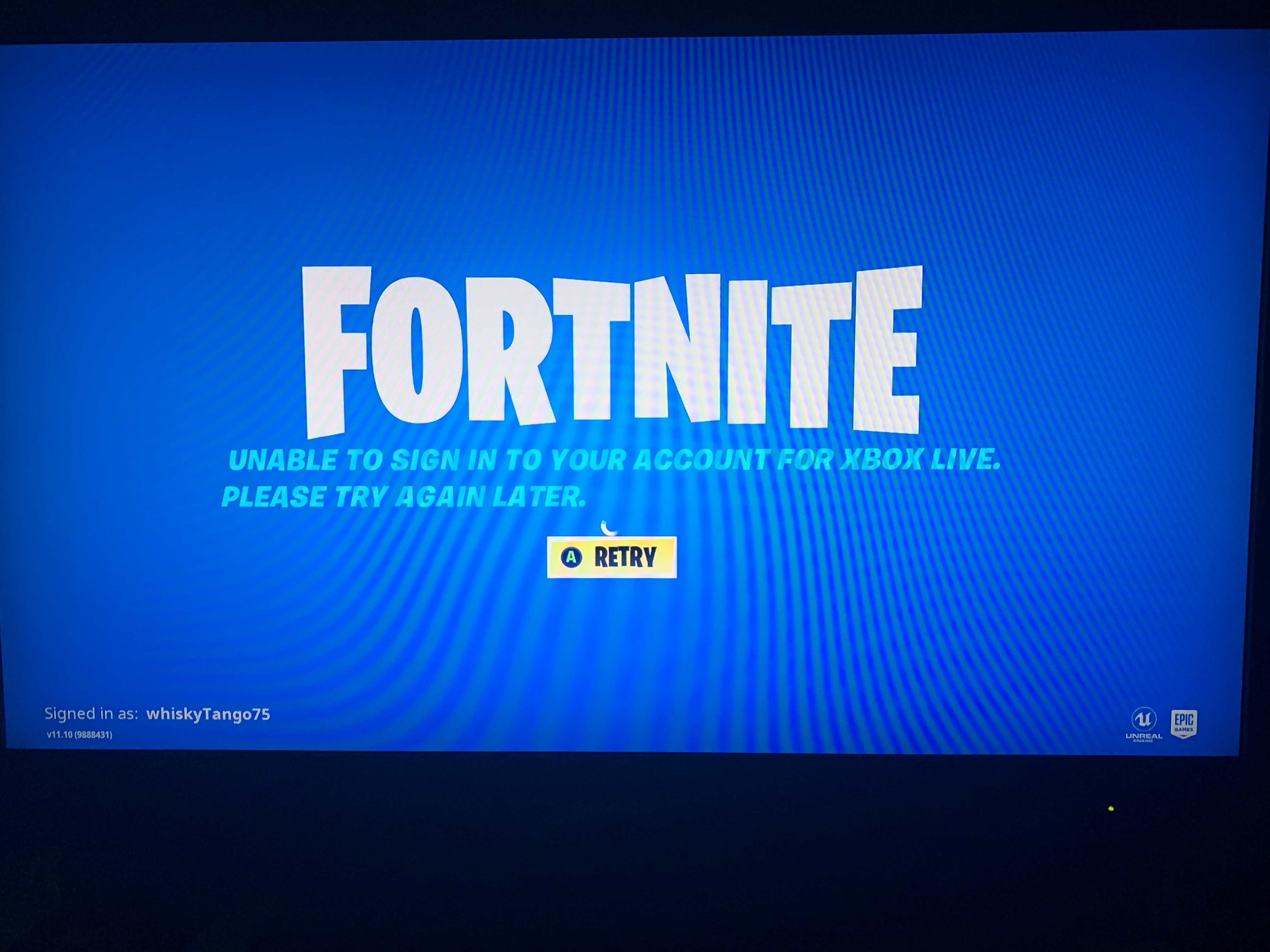 Unable To Log Into Xbox Account On Fortnite Mobile Fortnite Won T Recognise My Xbox Live Account Microsoft Community