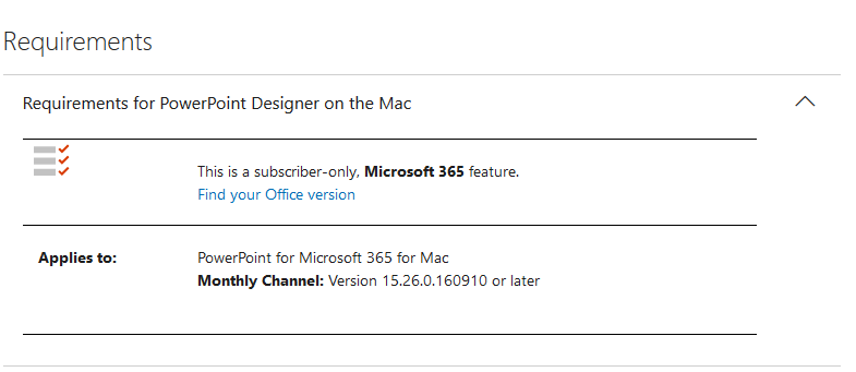 Design Ideas Missing From V 16 38 Microsoft Community