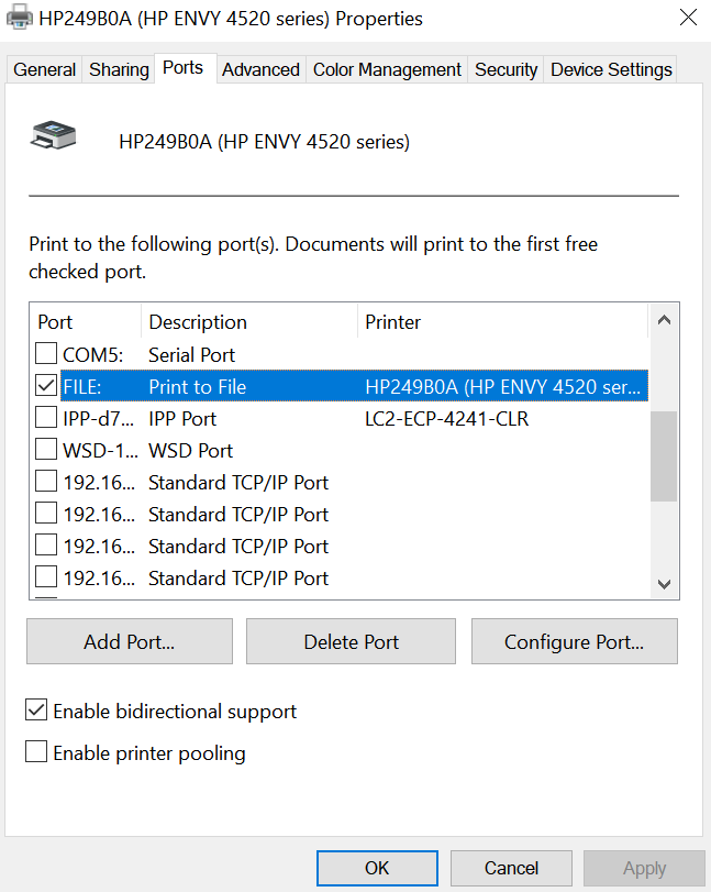 Altid reform subtropisk Printing only saves to .PRN file after upgrading to Windows 10 version -  Microsoft Community