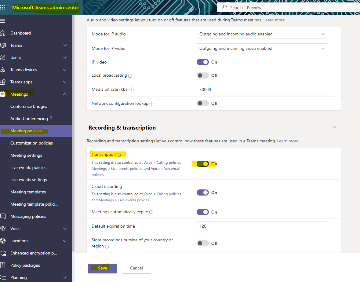 Teams Meeting Transcription Without Recording Microsoft Community 6365