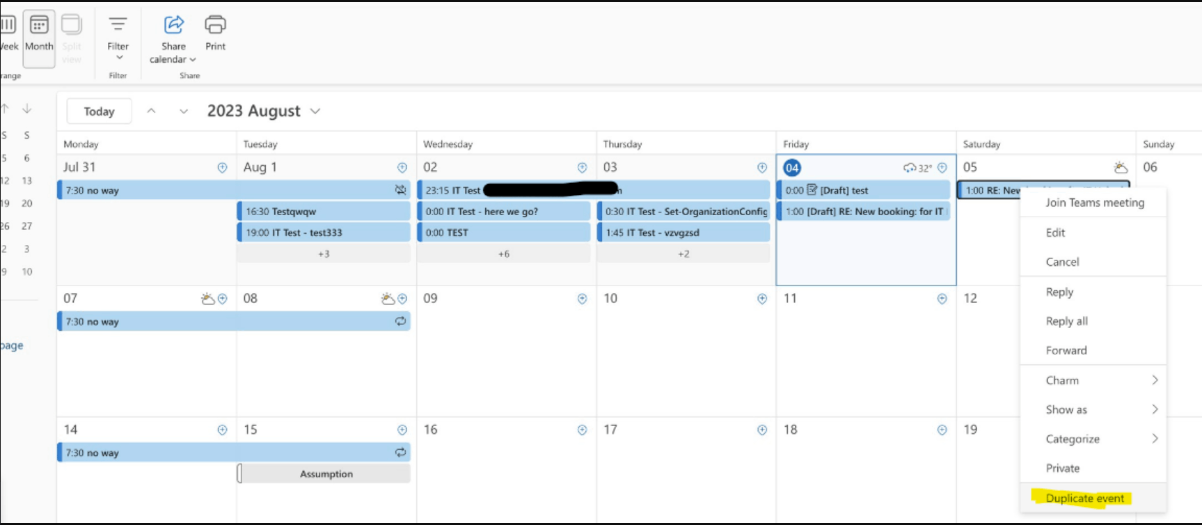 I Can't Duplicate Meeting Invite In Outlook Calendar For Mac ...