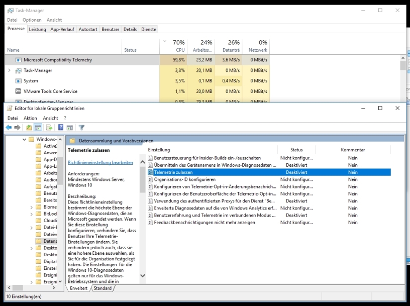 Microsoft Compatibility Telemetry legt System lahm