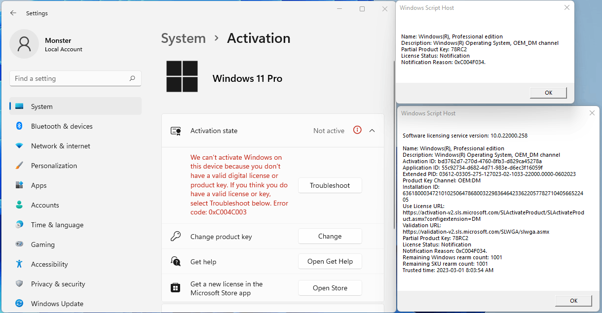 Microsoft Windows 11 Pro OS 64-Bit English Key in Cantonments