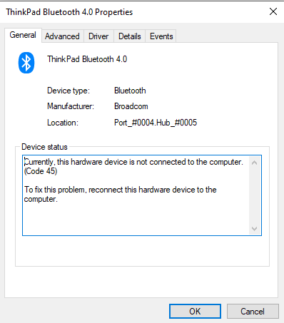 device does not have bluetooth windows 10 lenovo