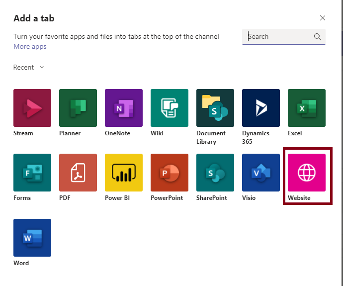 Problem with a Sway not showing up on Sharepoint when put in to Teams