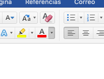 Office 2016 Mac No Despliega Menus