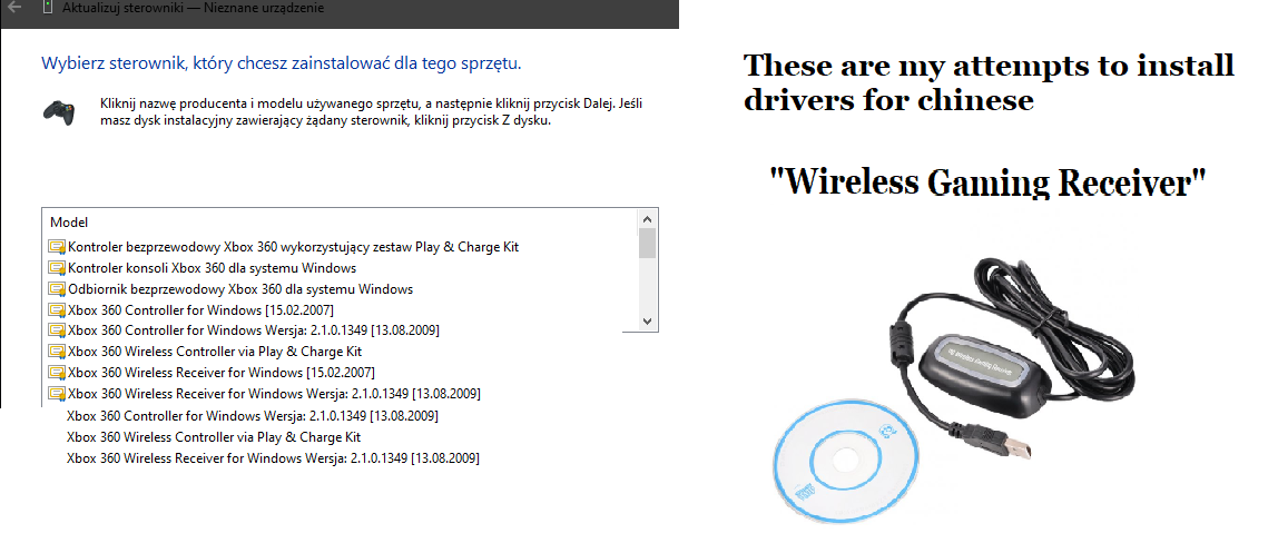 Microsoft xbox deals 360 wireless driver