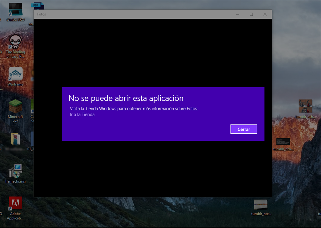 No puedo abrir algunas aplicaciones metro en Windows 10 - Microsoft  Community