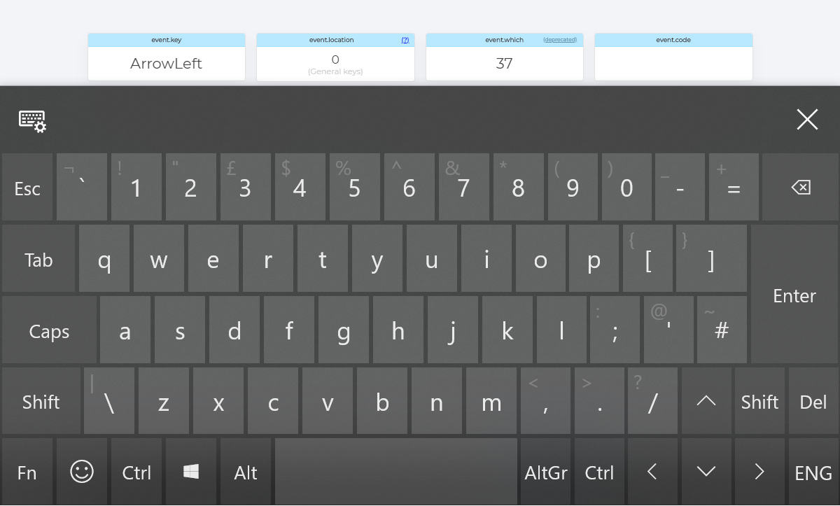 Arrow keys do not work in Tabtib virtual keyboard. - Microsoft Community