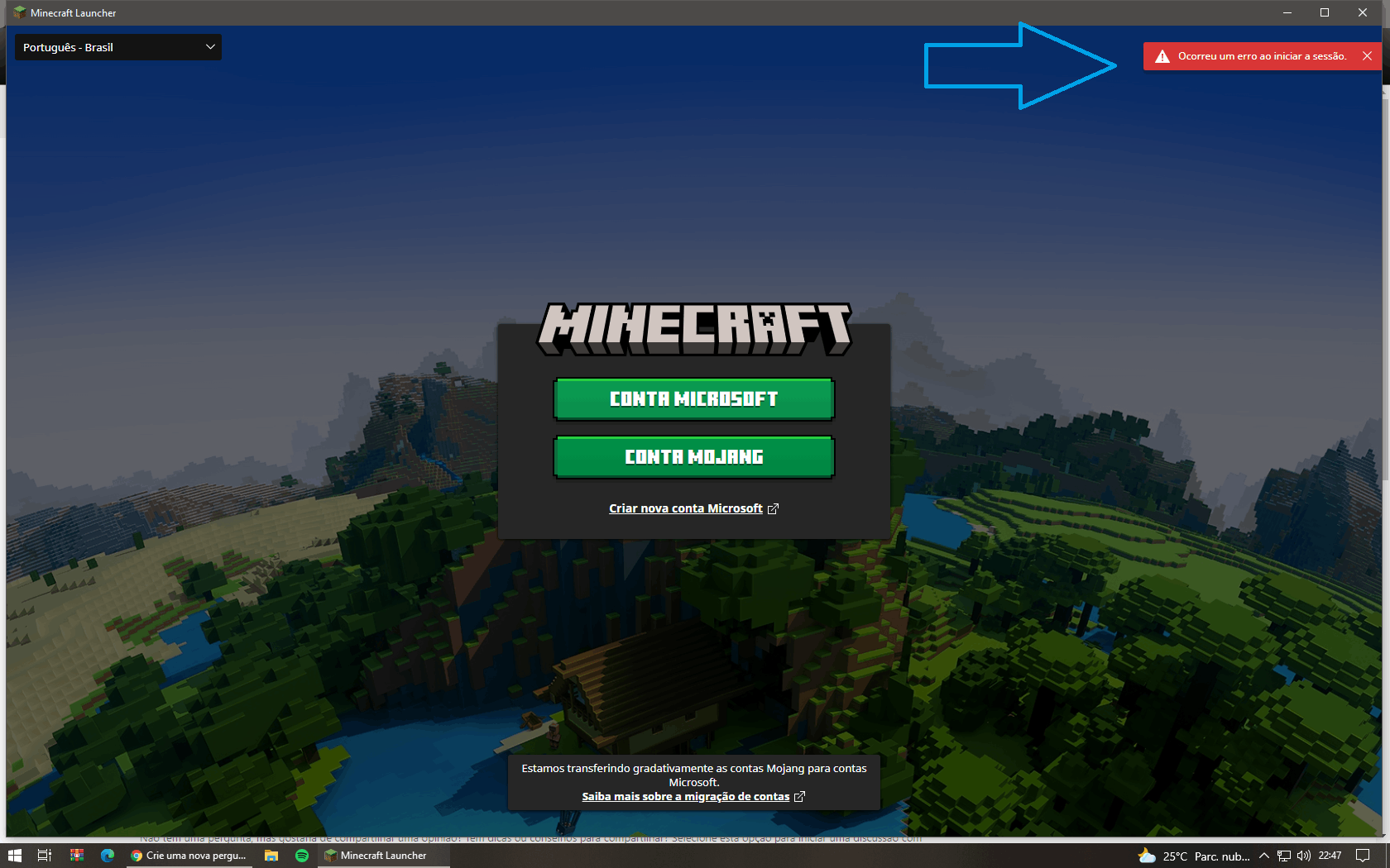 Migrei a conta do Minecraft mas agora aparece para comprar de novo. O -  Microsoft Community