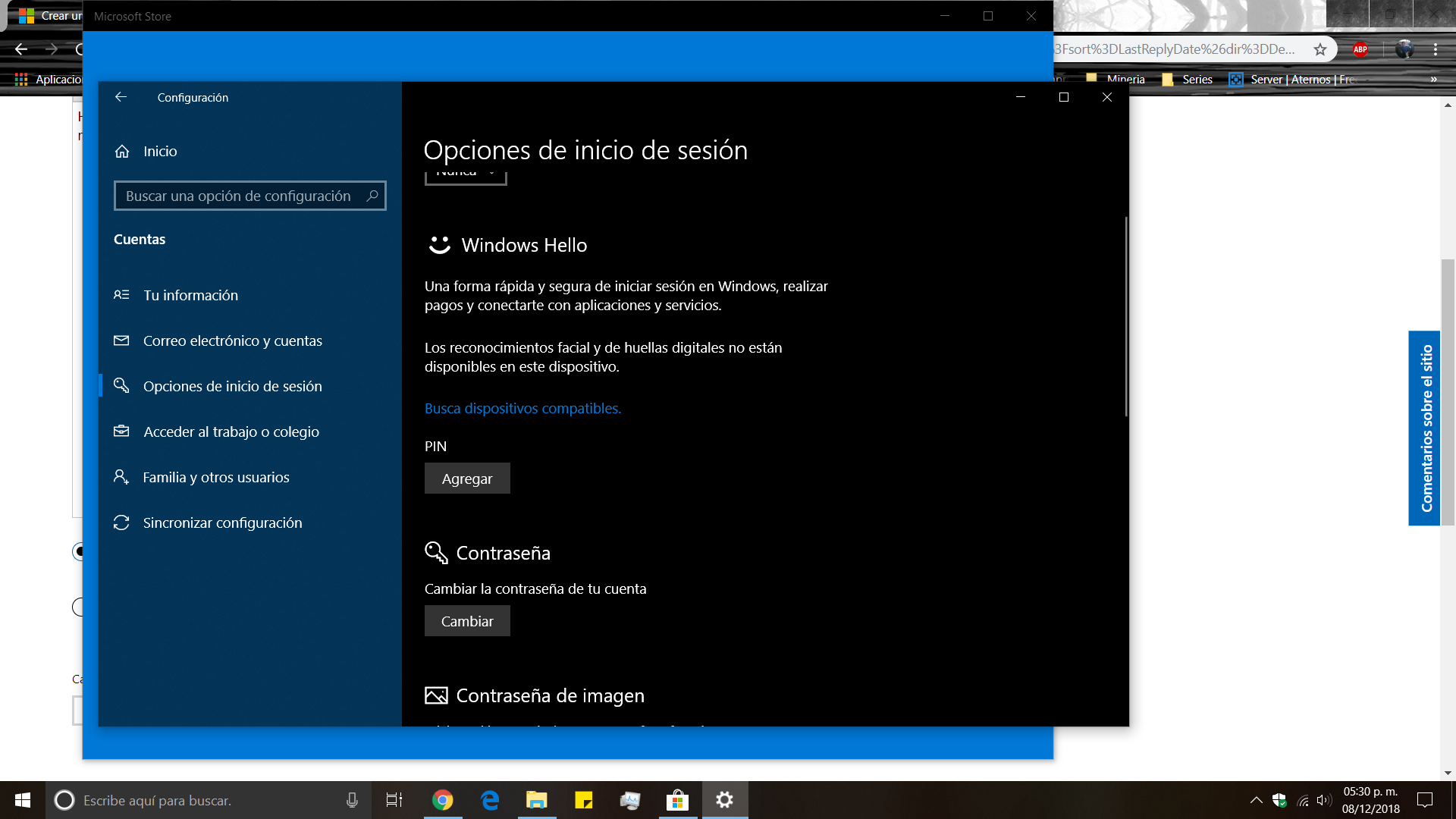 Windows 10 ↔ No puedo crear un PIN para iniciar sesión. - Microsoft - Windows 10 Me Pide Contraseña Para Iniciar Sesion