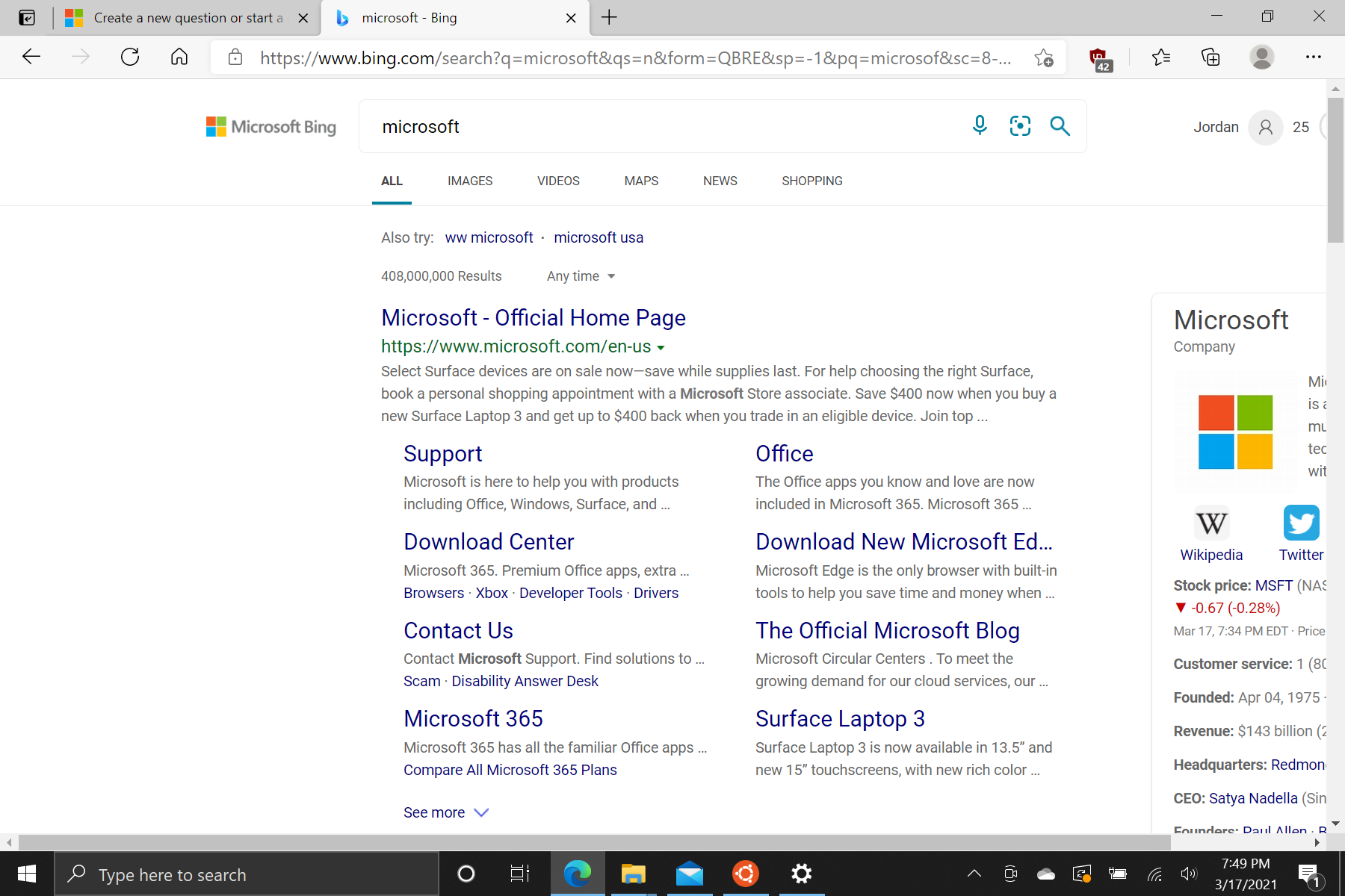 Bing Page Not Displaying Correctly On Edge (Surface Go) - Microsoft ...