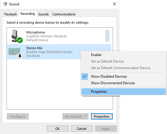 realtek stereo mix download windows 10