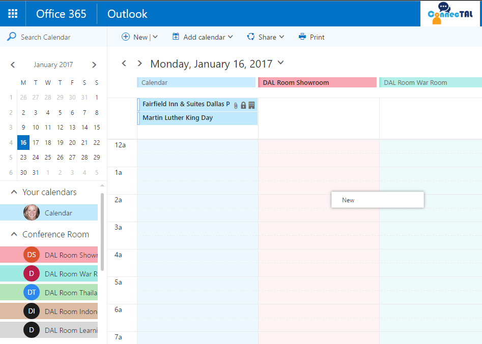 Permissions on group calendar not working - Outlook 2016 - Microsoft