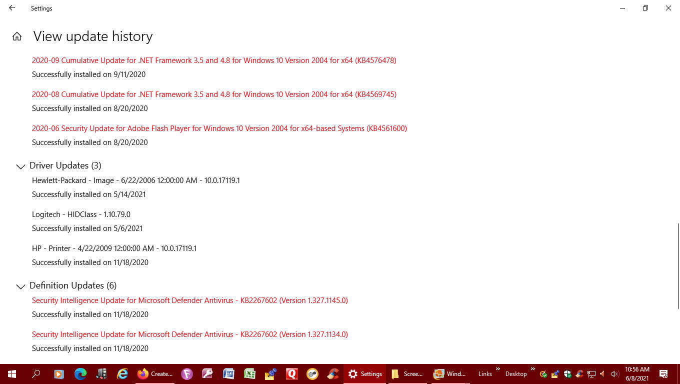 Update To W10, Version 21H1 Seemed Odd - Microsoft Community