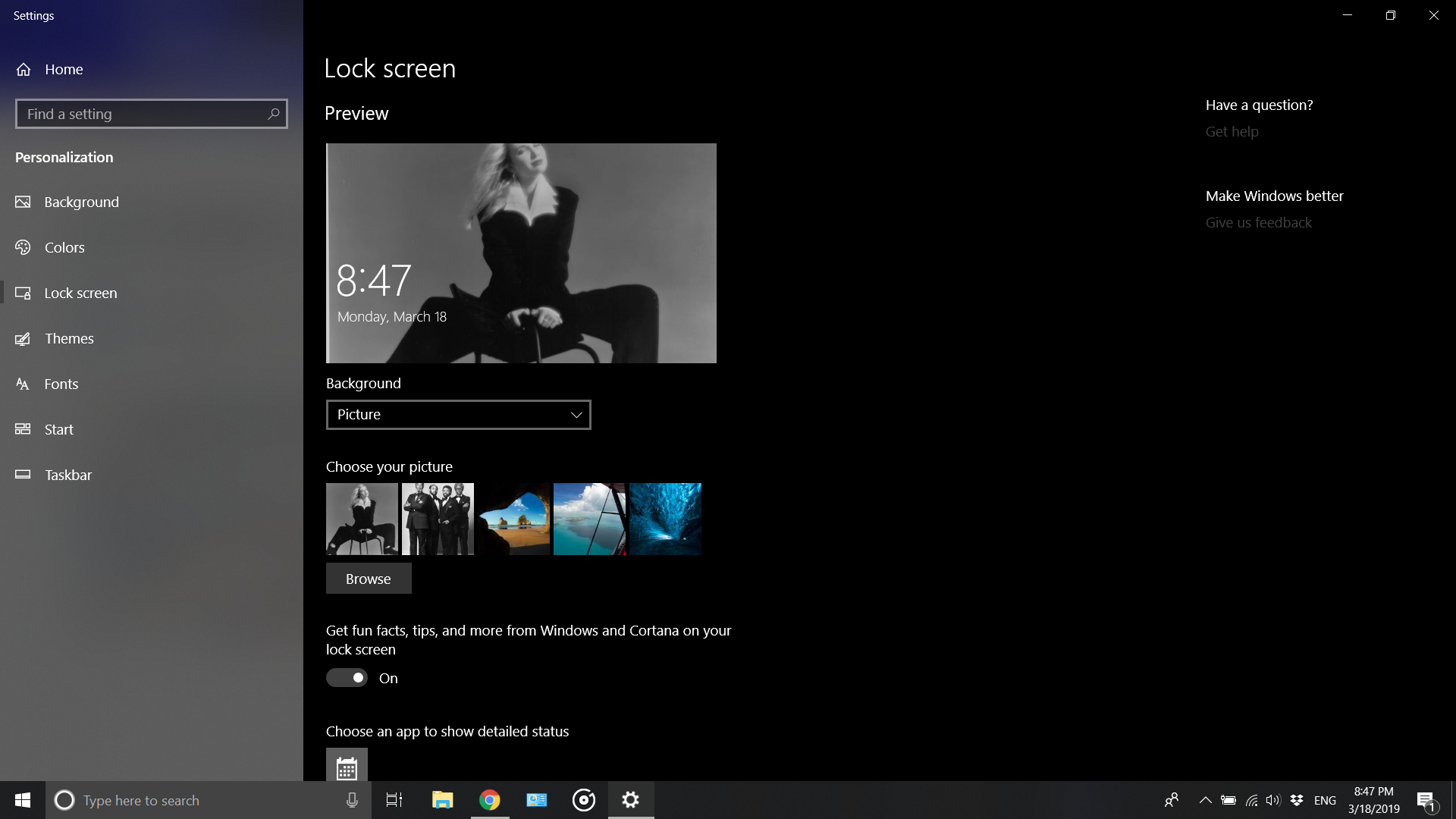 Randomly Changing Wallpapers On Windows Spotlight And Background Microsoft Community