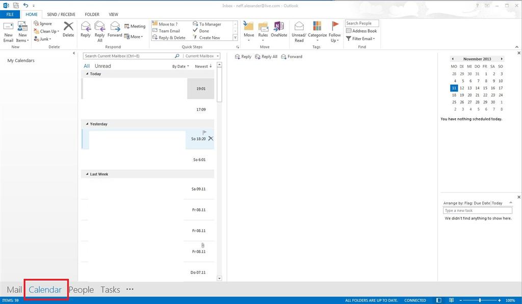 Outlook 2013 - can't create Calendars - Microsoft Community