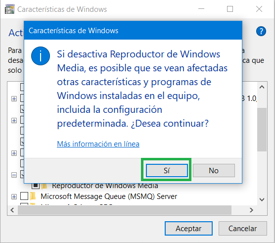 desbloquear Sala Mañana Windows 10 ~ ¿Cómo desinstalar Windows Media - Microsoft Community