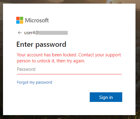 Your account has been locked - Microsoft