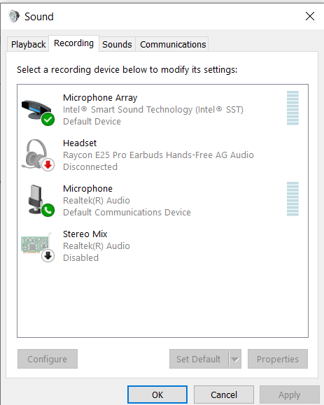 Headset microphone not working Microsoft Community