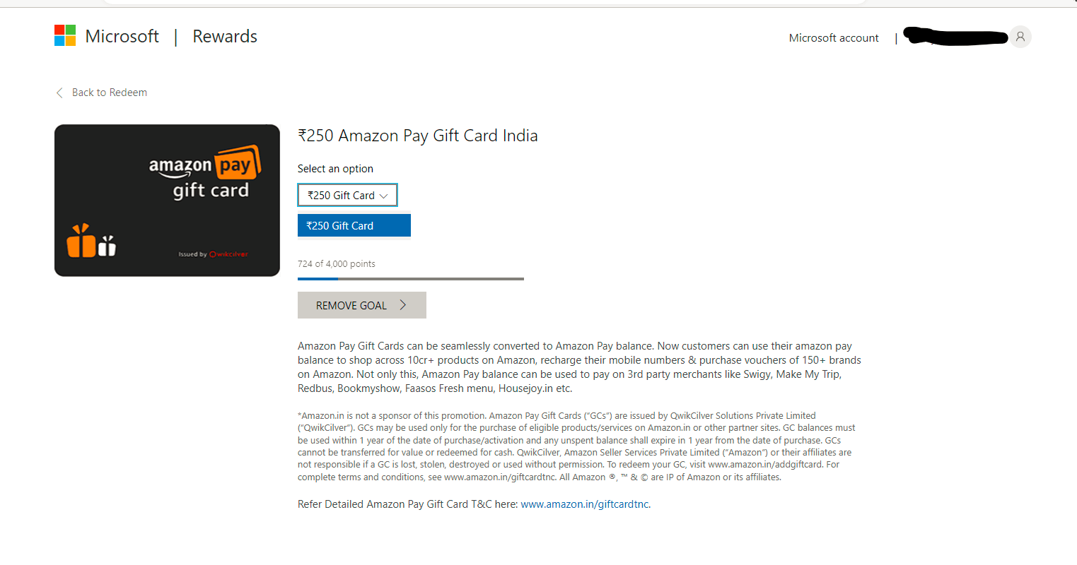 Why You Can't redeem Microsoft Rewards Robux Card?