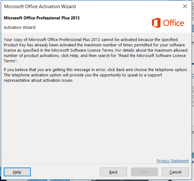 microsoft telephone activation online