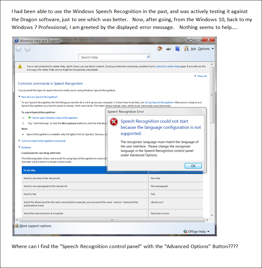 Windows Speech Recognition - Speech Recognition Software