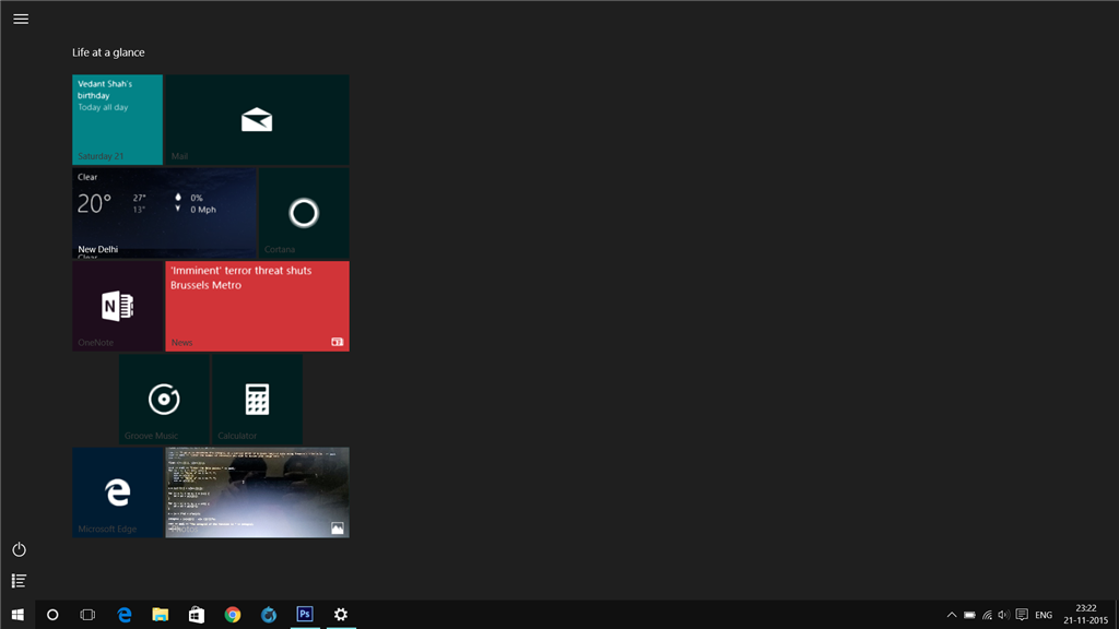 Start Menu Colour Bug On Win10 Build 1511 - Microsoft Community