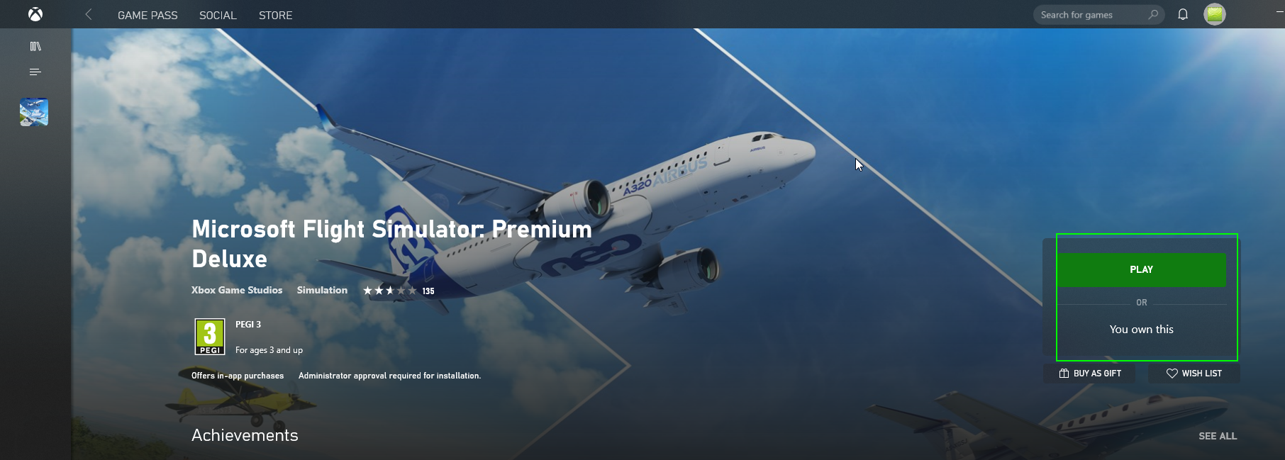 Will buy Microsoft Flight Simulator Premium Deluxe with game pass