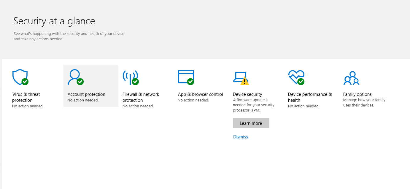 Windows Defender Security Center Microsoft Community