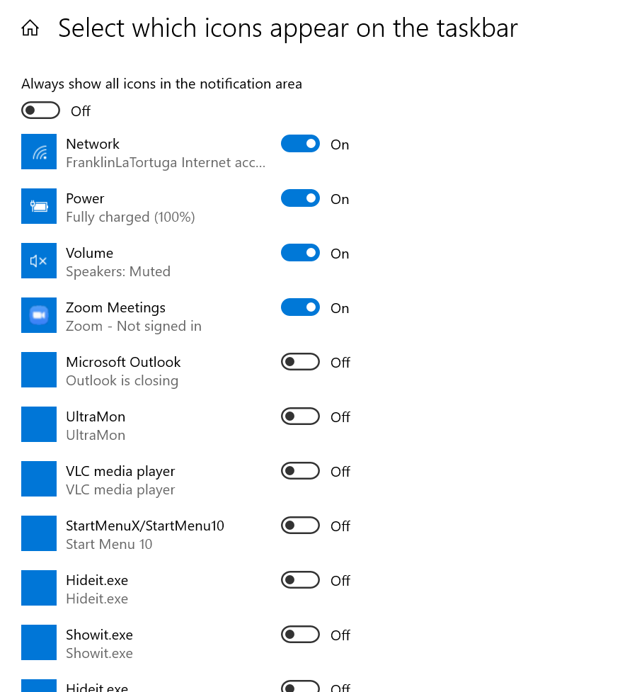 Why is the up-arrow icon not showing on Windows 10? - Microsoft Community