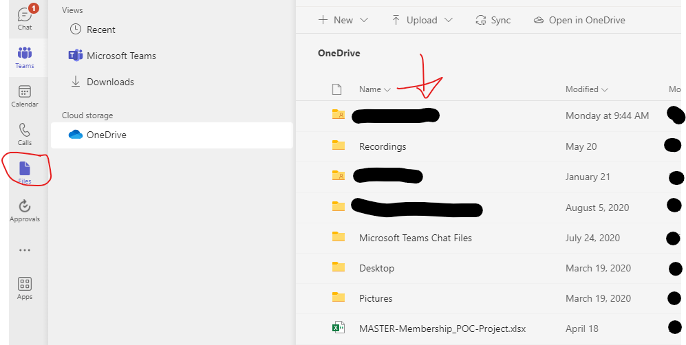 Shared Onedrive Folders Not Showing In Teams Files View - Microsoft Community