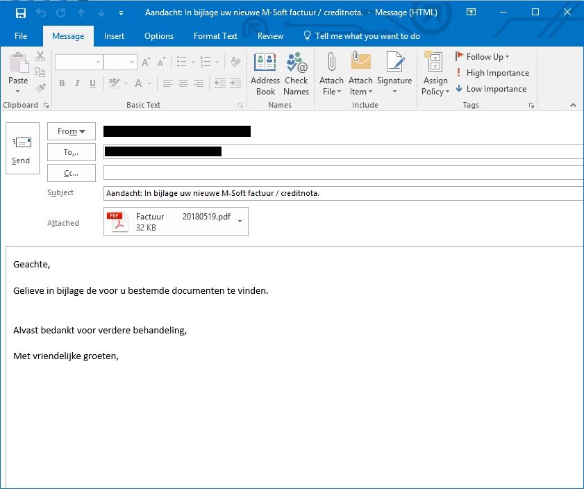 Outlook 2016 - Send Button Disappears - Microsoft Community