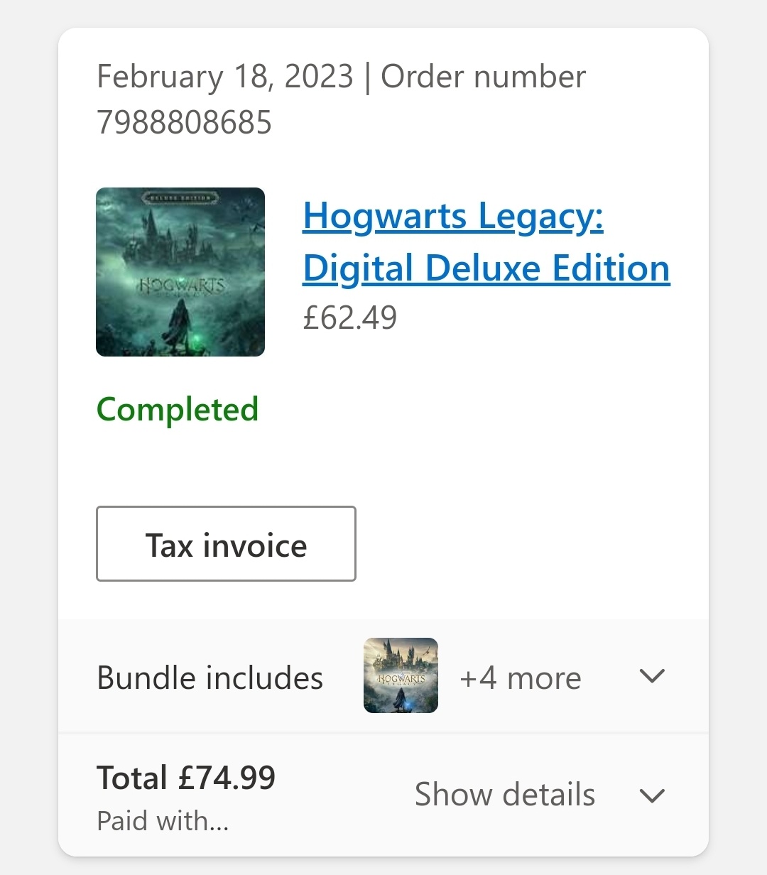 Hogwarts Legacy [Deluxe Edition] for Xbox One