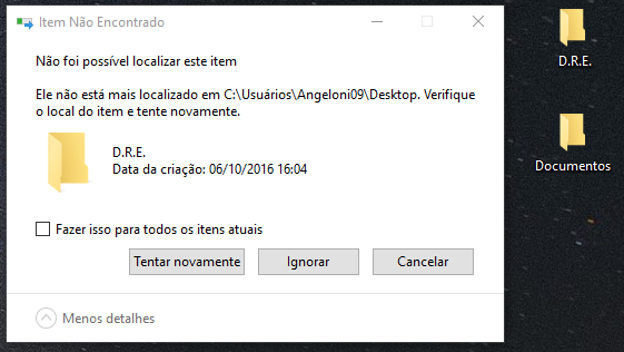 Não consigo deletar arquivos - Microsoft Community