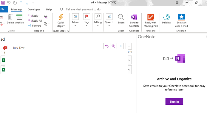 Onenote не видит outlook