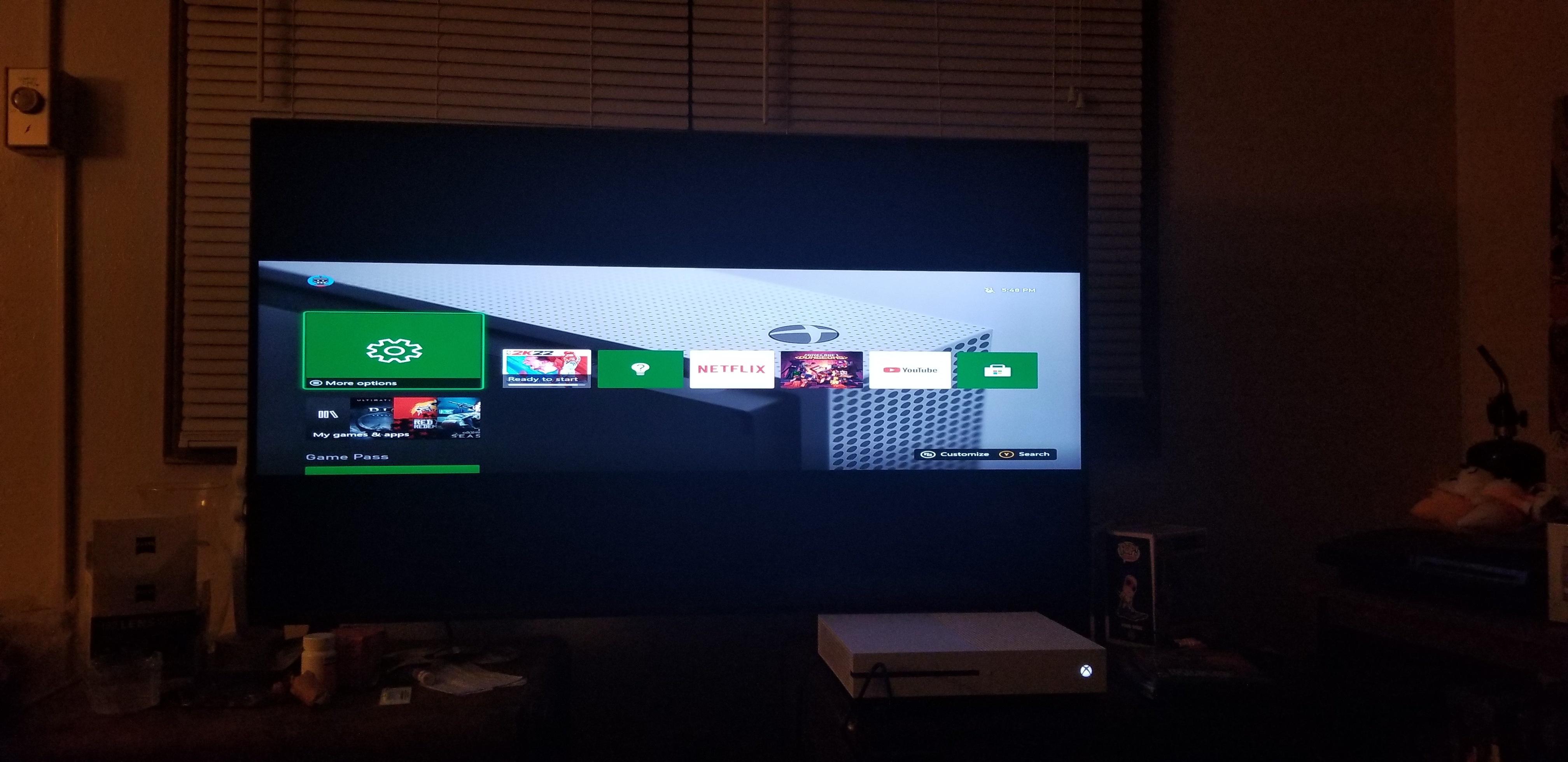 Xbox randomly went into widescreen and wont go back to full screen