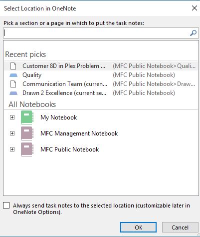 Linking Outlook Task To OneNote Crashes Outlook - Microsoft Community