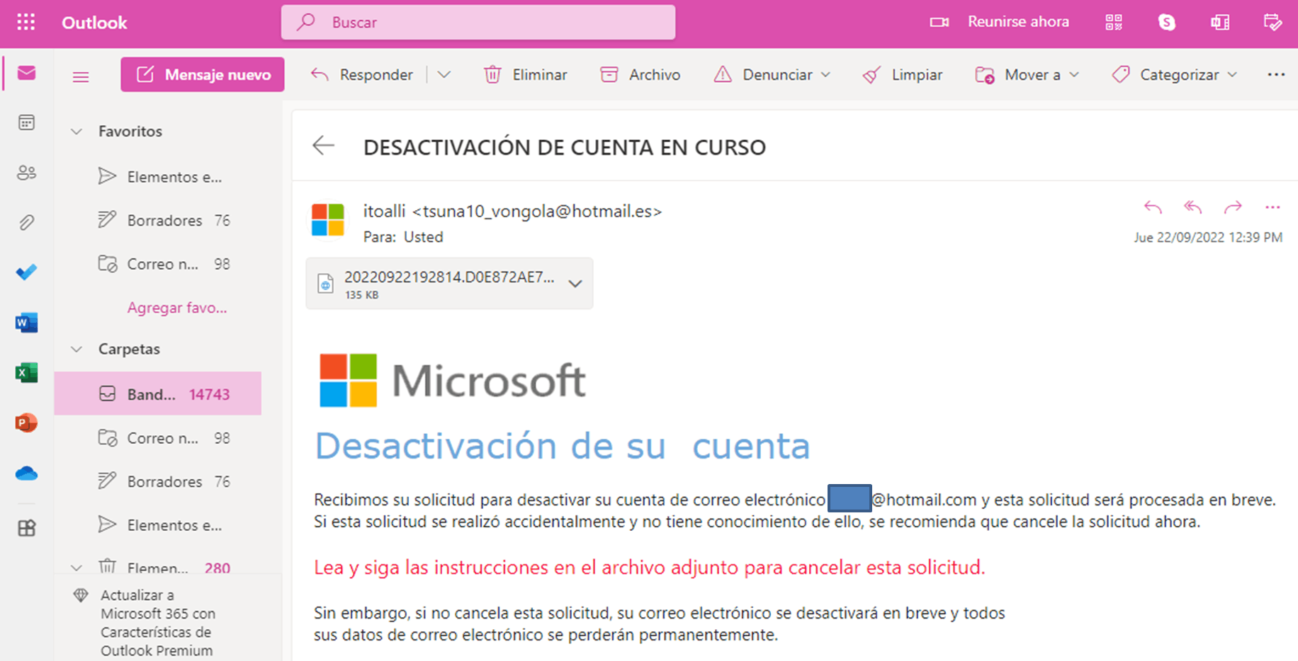 Cómo cancelo una solicitud de desactivación de cuenta - Microsoft Community