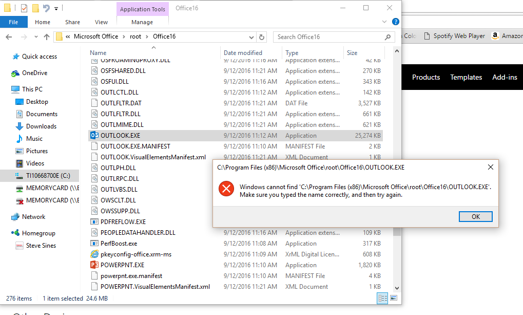 Office .EXE files cannot be located - Microsoft Community