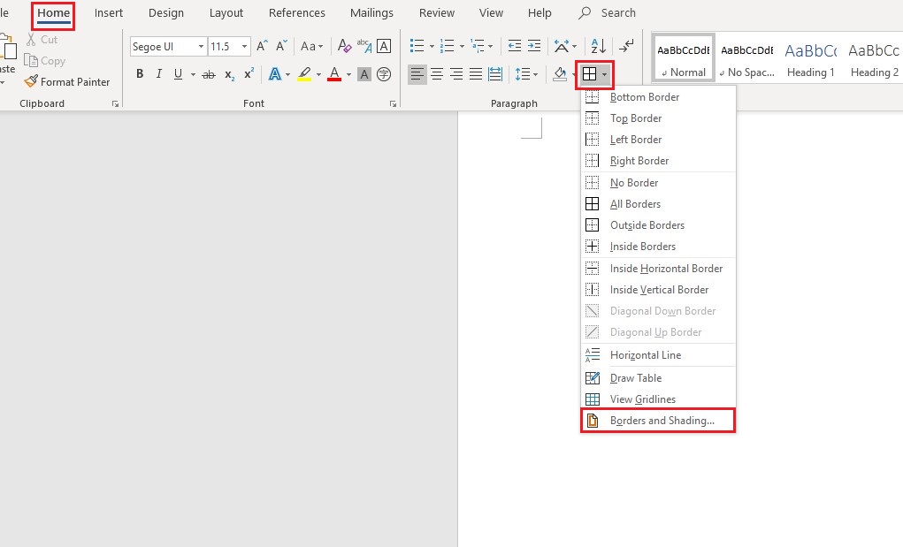 How To Add Border In Word 365 Printable Templates