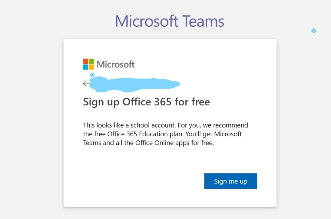 Microsoft teams deals sign up