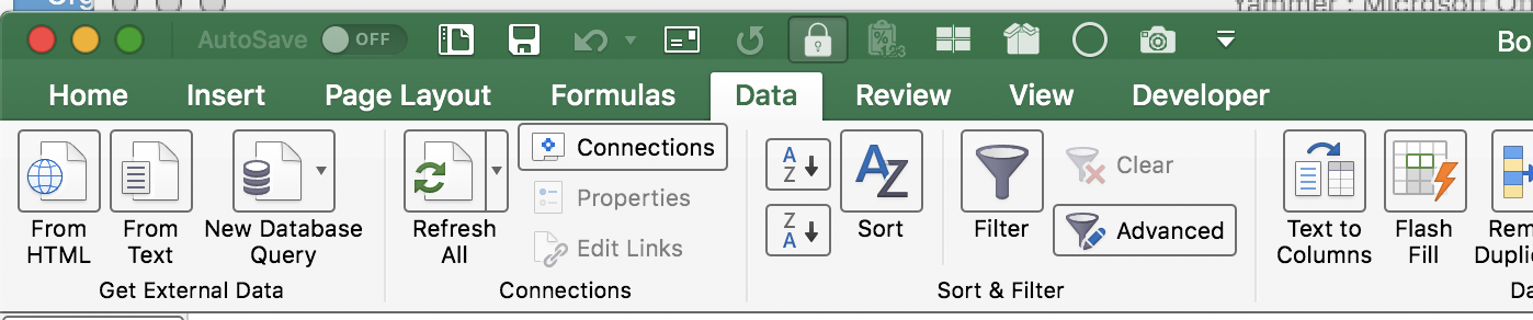 Microsoft Excel 2013 For Mac