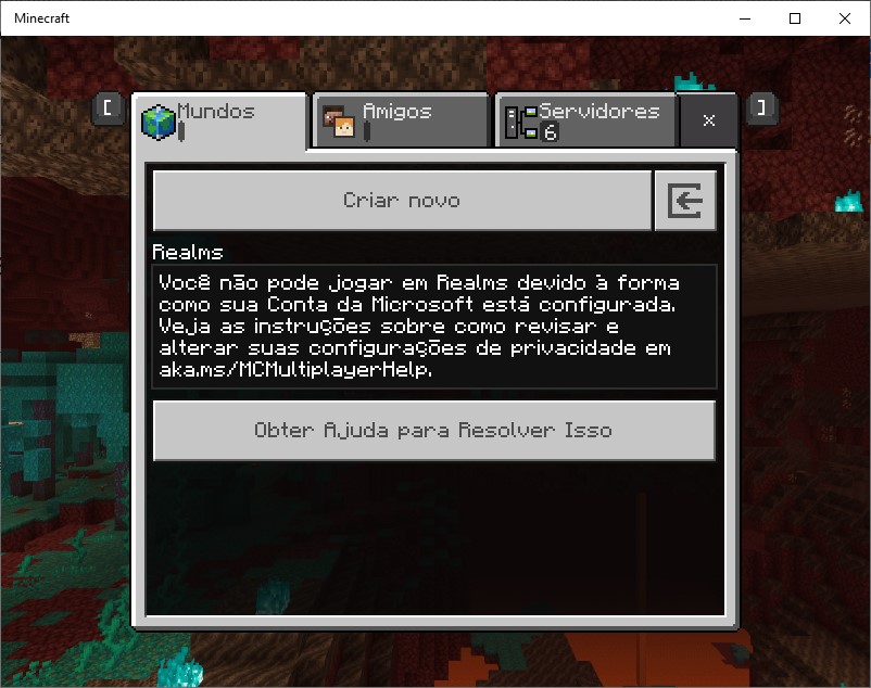 Não consigo jogar online de forma alguma com meu amigo no minecraft PE -  Microsoft Community