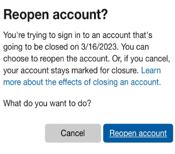 Hello why would Microsoft be closing my Hotmail account even