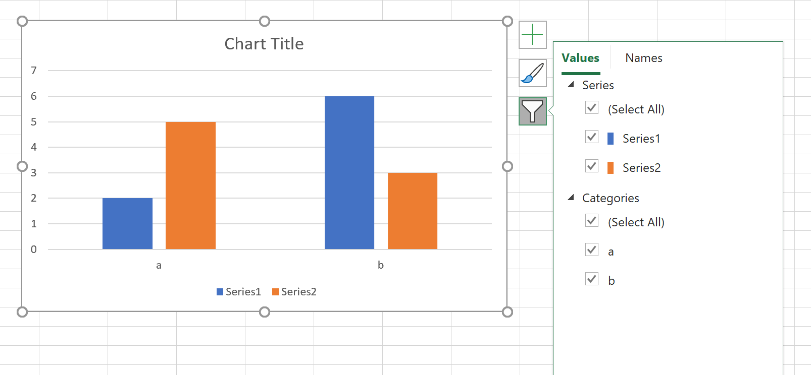 Chart Funnel Filter Missing In Excel For Mac Microsoft Community