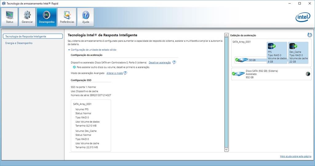 Настройка intel rapid start technology